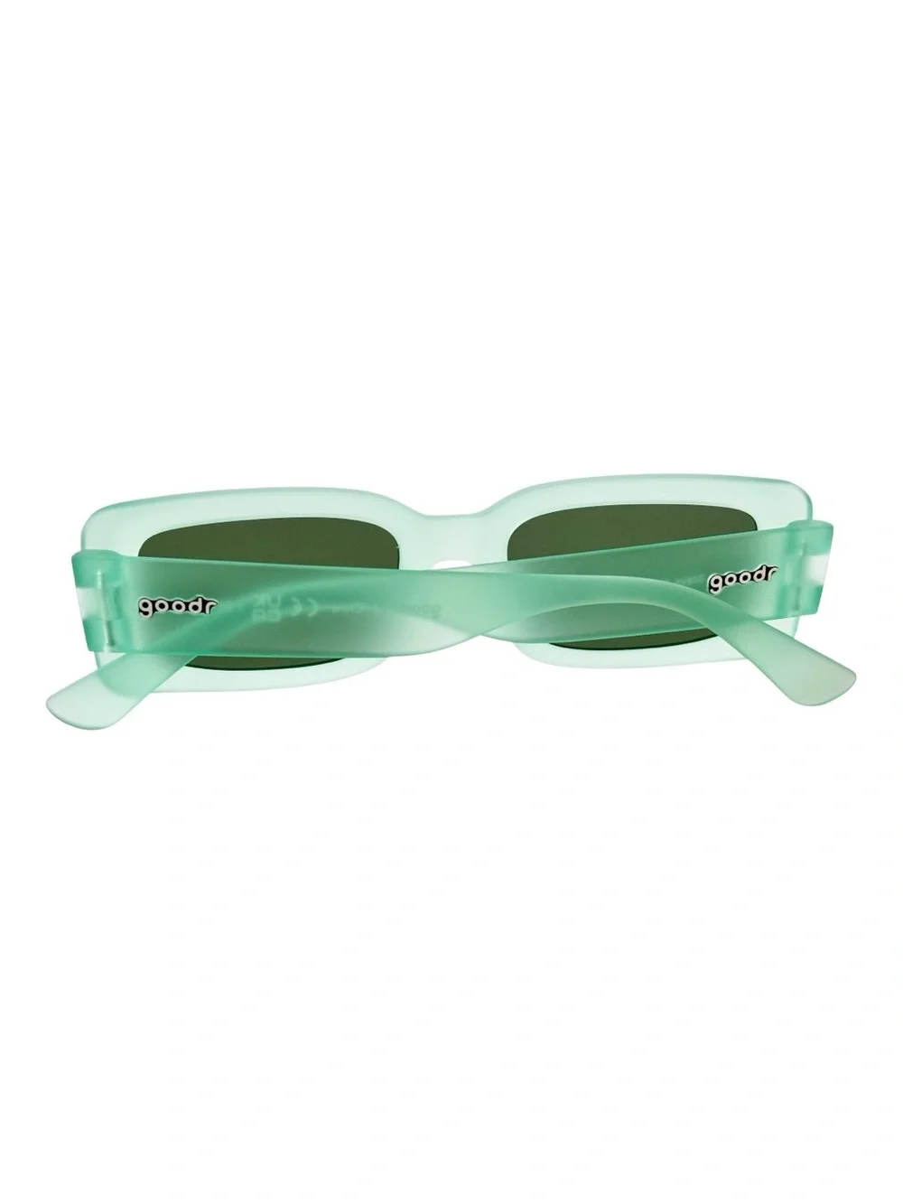 goodr Limited Edition Lux G Stays for the Encore light green sunglasses